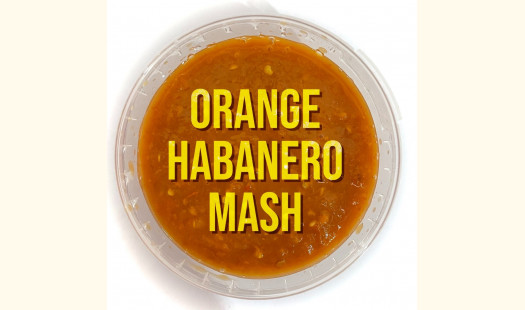 Orange Habanero Chilli Mash - With Seeds - (Highly Concentrated)